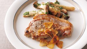 ガーリックポークステーキ