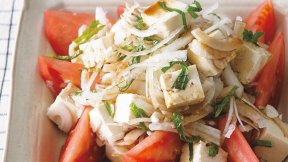 トマトと豆腐の和風サラダ