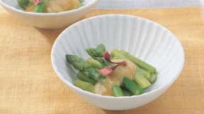 アスパラのからし酢みそ