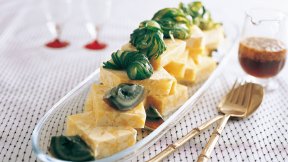 豆腐かんのアコーディオンきゅうりのせ