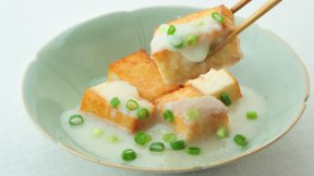 厚揚げのじゃがいもあんかけ