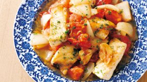 トマトとかじきの炒め物