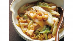 ねぎの揚げ玉炒め