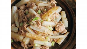 大根とツナの炒め物