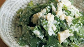 春菊の中華風白あえ