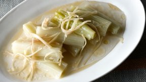 蒸しねぎマリネ