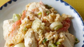 ねぎしょうがのかにたま風