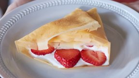 いちごのクレープ