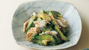 きゅうりのごま塩