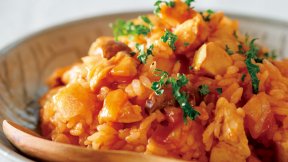 レンジでチキンライス