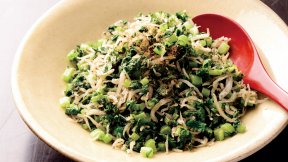 大根葉のしらすざんしょう