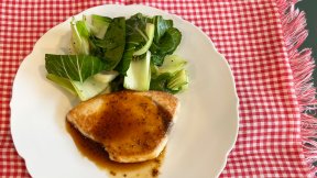 かじきのソテー 粒マスタードソース