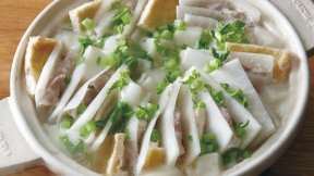 大根と豚バラのはさみ鍋