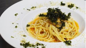 どんこのパスタ 砂浜風