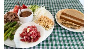 そば粉のいろいろクレープ巻き