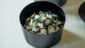ひじきと小松菜の混ぜご飯