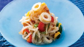 ミックスピーマンともやしの和風ナムル