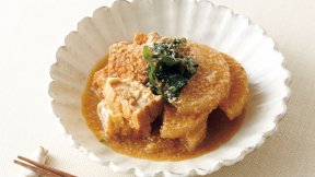 大根と厚揚げのごま煮