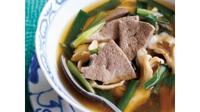 レバーのしょうがスープ