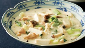 鶏肉ときのこの中華クリーム煮