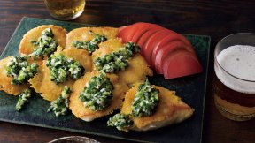 鶏むねのカリカリチーズ焼き