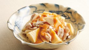 たけのこの酢みそあえ