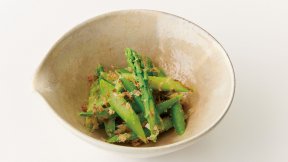 ゆでアスパラのおかかがらめ