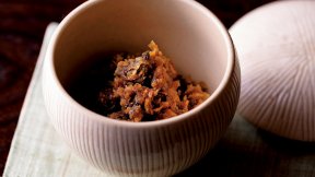 ふきの葉のみそ煮