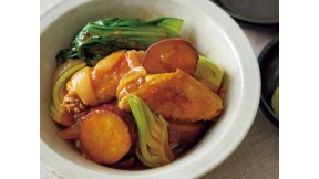さつまいもと手羽中のコチュジャン煮