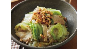 白菜と豚バラのうま蒸し煮