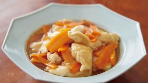 鶏むね肉とにんじんのとろみ煮