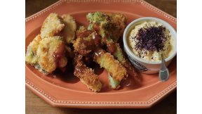 ブロッコリーとさけのフライ