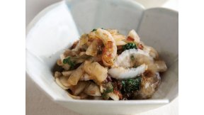 新たまねぎの土佐あえ