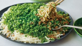 にらとねぎのあえ麺