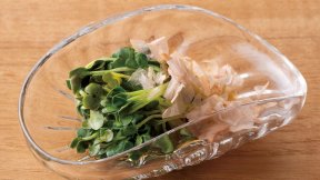 貝割れ菜のポン酢びたし
