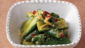 きゅうりの香味野菜漬け