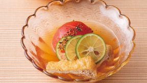 トマトの冷やしおでん風
