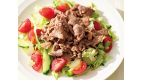 牛肉と夏野菜のエスニックサラダ