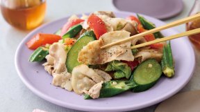 2％漬け野菜と豚バラの簡単炒め