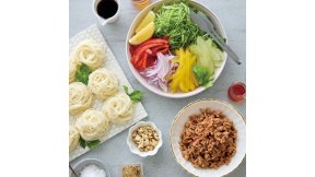 野菜たっぷりあえそうめん