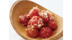 ミニトマトのおかかバター炒め