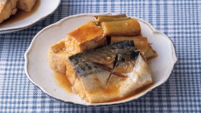 さばと焼き豆腐の煮つけ