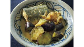 なすとさばのみそカレー煮