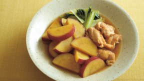 さつまいもと鶏肉の甘酢煮