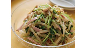もやしと豆苗のあえ物