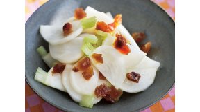 干し柿とかぶのあえ物