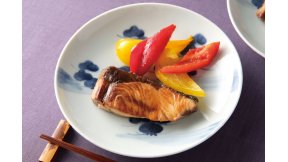 焼きぶりと野菜のはちみつみそ漬け