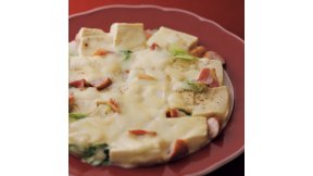 高野豆腐とベーコンのチーズクリーム煮