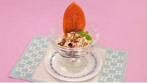 食べころ柿のティラミス