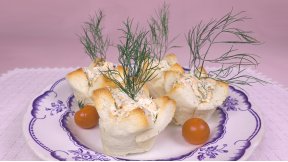 パンの耳なしカップパテ